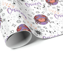 Zodiac Cancer Wrapping Paper