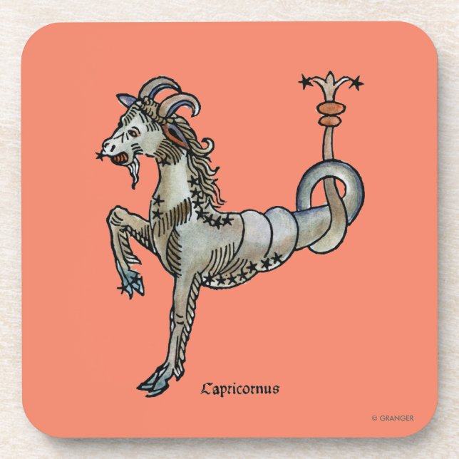 Zodiac: Capricorn, 1482 Drink Coaster (Front)