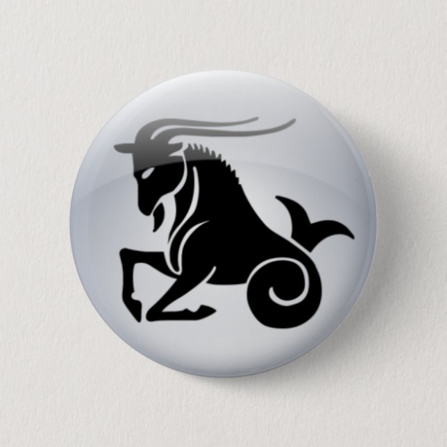 Zodiac Capricorn Button (Front)