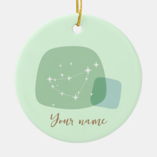 Zodiac Capricorn Ceramic Ornament