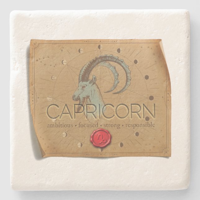 Zodiac - Capricorn - Coaster (Front)