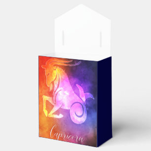 Zodiac : Capricorn Colorful Candy Colors Favor Boxes