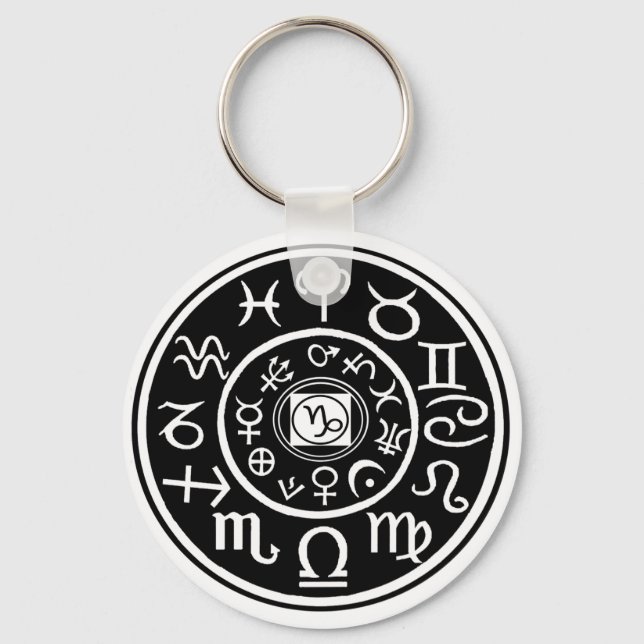 Zodiac - Capricorn Constellation Keychain (Front)