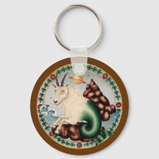 Zodiac Capricorn - Customize it! Keychain (Front)