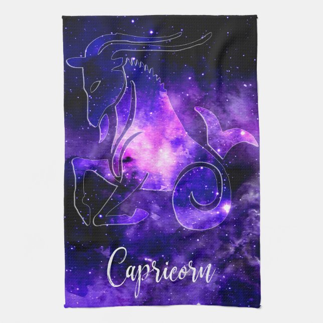 Zodiac : Capricorn Kitchen Towel (Vertical)
