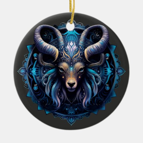 Zodiac Capricorn Personalized Astrology Ornament