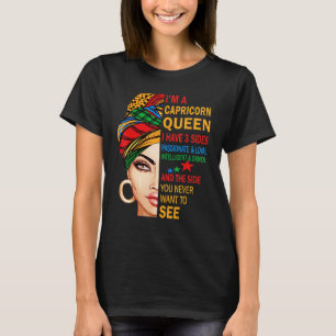 Zodiac capricorn queen shirt birthday gift for cap