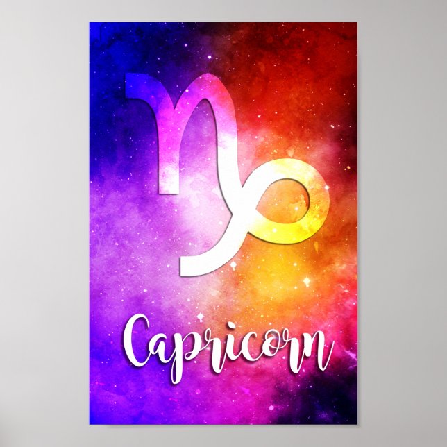 Zodiac : Capricorn Space Candy Poster (Front)