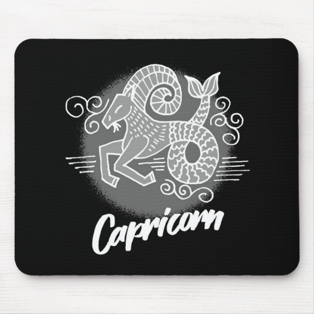 Zodiac Capricorn Symbol Mouse Pad (Front)