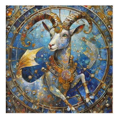 Zodiac _ Capricorn the Sea Goat Acrylic Print