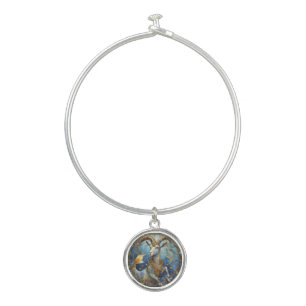 Zodiac - Capricorn the Sea Goat Bangle Bracelet