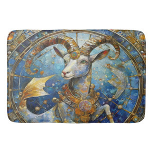 Zodiac - Capricorn the Sea Goat Bath Mat
