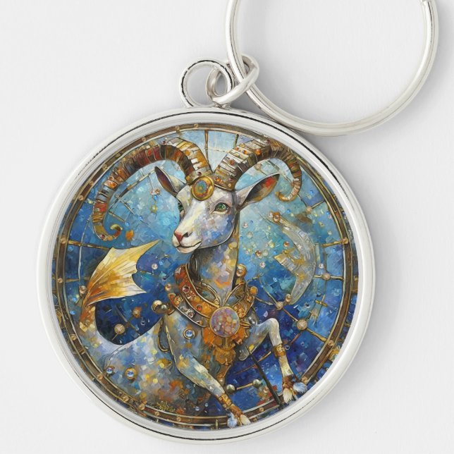 Zodiac - Capricorn the Sea Goat Keychain (Front)