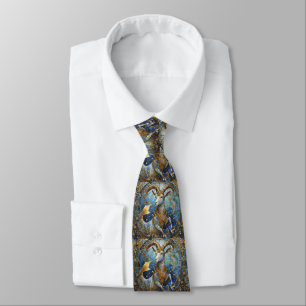 Zodiac - Capricorn the Sea Goat Neck Tie