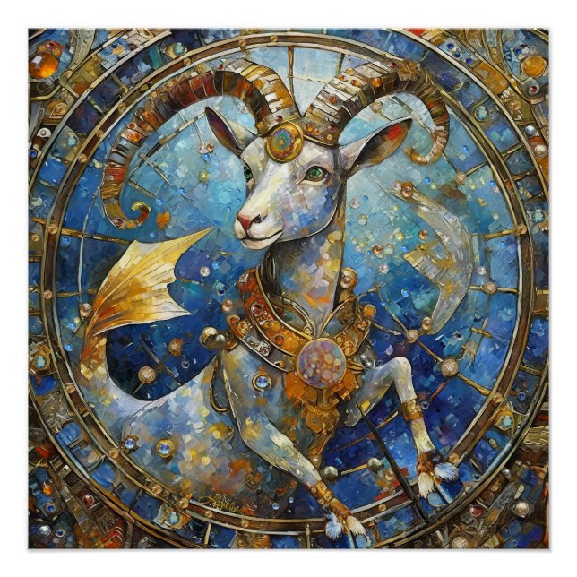 Zodiac - Capricorn the Sea Goat Poster (Front)