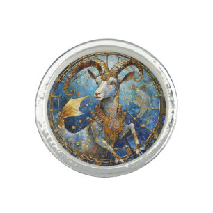 Zodiac - Capricorn the Sea Goat Ring
