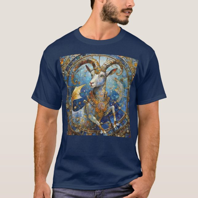 Zodiac - Capricorn the Sea Goat T-Shirt (Front)