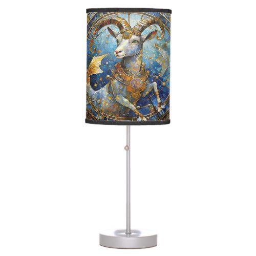 Zodiac _ Capricorn the Sea Goat Table Lamp