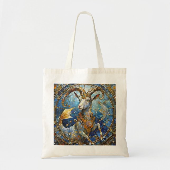 Zodiac - Capricorn the Sea Goat Tote Bag (Front)