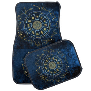 Zodiac car floor mat