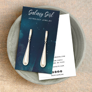 Zodiac Celestial Star Earring Jewelry Display Business Card
