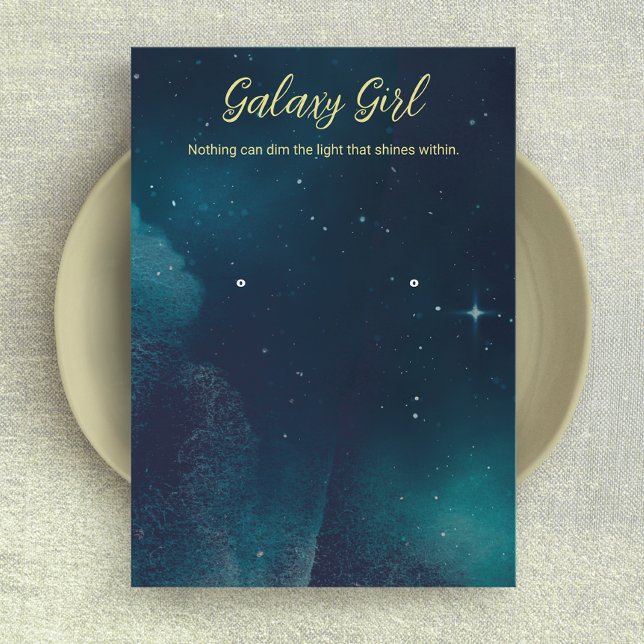 Zodiac Celestial Star Earring Jewelry Display Business Card (Creator Uploaded)