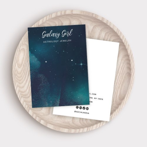 Zodiac Celestial Star Earring Jewelry Display Business Card