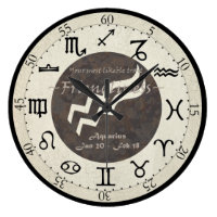 Zodiac Clock - Aquarius