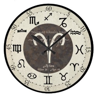 Zodiac Clock - Aries