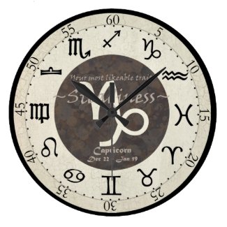 Zodiac Clock - Capricorn