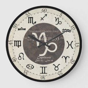 Zodiac Clock - Capricorn