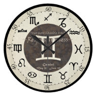 Zodiac Clock - Gemini