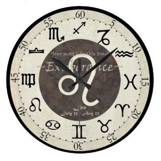 Zodiac Clock - Leo