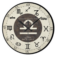 Zodiac Clock - Libra
