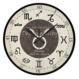 Zodiac Clock - Taurus
