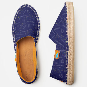 Zodiac Constellation Aquarius Espadrilles
