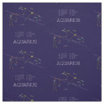 Zodiac Constellation Aquarius Fabric