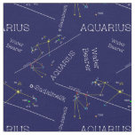 Zodiac Constellation Aquarius Fabric