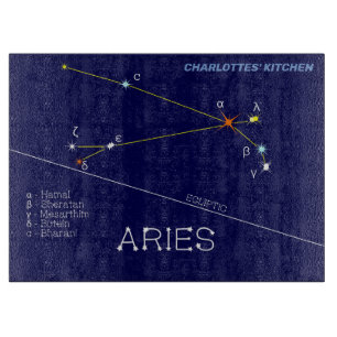 Zodiac Constellation Aries Cutting Board