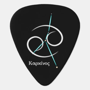 Zodiac Constellation Cancer Guitar Pick