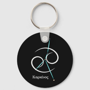 Zodiac Constellation Cancer Keychain