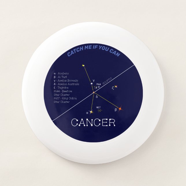 Zodiac Constellation Cancer Wham-O Frisbee (Front)