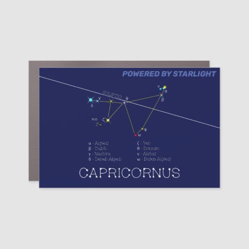 Zodiac Constellation Capricornus Car Magnet