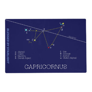 Zodiac Constellation Capricornus Placemat