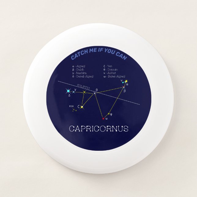 Zodiac Constellation Capricornus Wham-O Frisbee (Front)