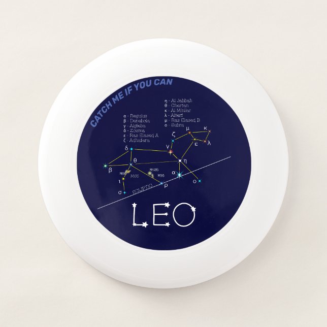 Zodiac Constellation Leo Wham-O Frisbee (Front)