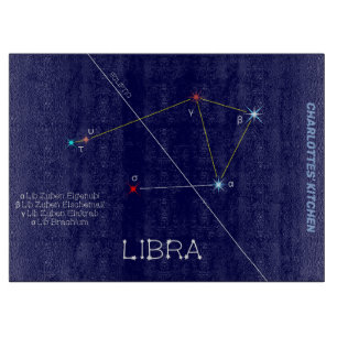 Zodiac Constellation Libra Cutting Board