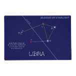 Zodiac Constellation Libra Placemat