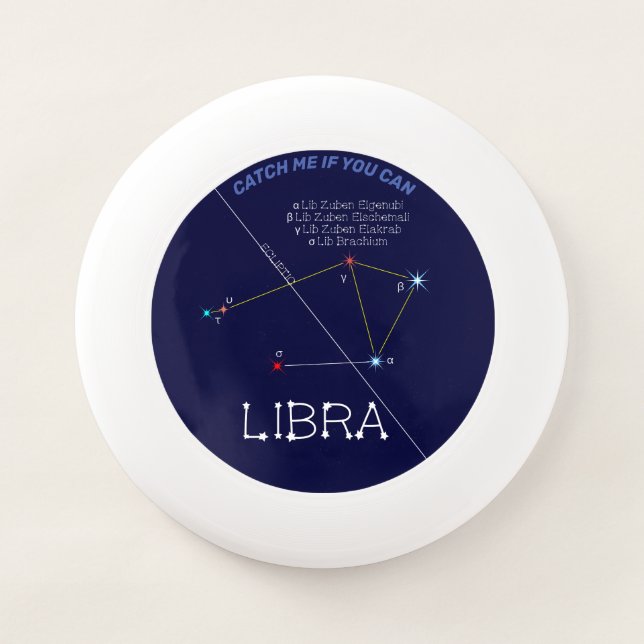Zodiac Constellation Libra Wham-O Frisbee (Front)