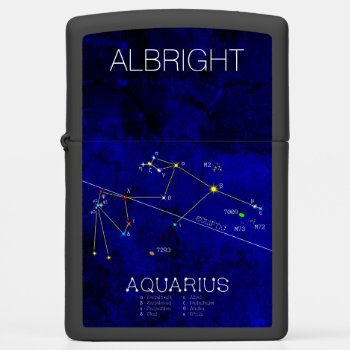 Zodiac Constellation Of Stars Aquarius Zippo Lighter by DigitalSolutions2u at Zazzle